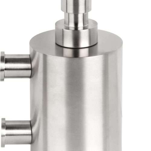 PIET BOON PB501 zeepdispenser met muurbevestiging mat roestvast staal AISI 316