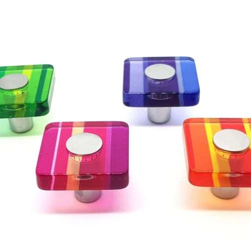 Meubelknop vierkant acrylaat