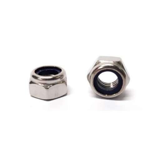 Zeskant borgmoer M10 RVS DIN985