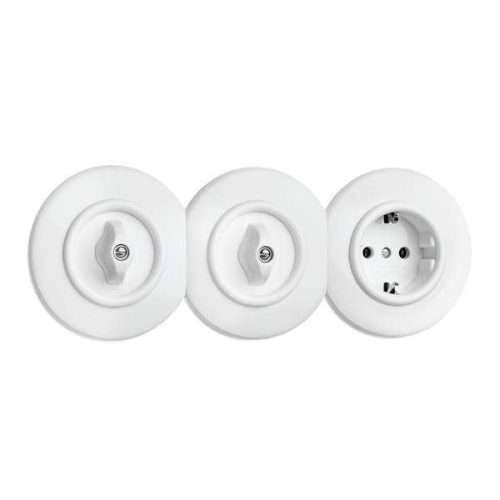 Inbouw meervoudige combinaties retro wit