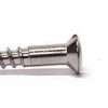 Houtschroef 4,5 mm messing vernikkeld LK