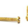 Metaalschroef 1/8'', bol kop, boutje met Engelse draad, diverse lengtes leverbaar, messing