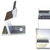 Leuninghouder aluminium