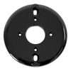 Montageplaat rond bakeliet zwart