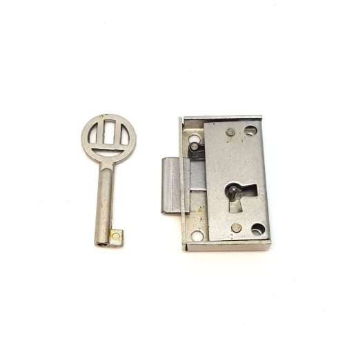 Achteropzet klokslot of meubelslot 18 mm