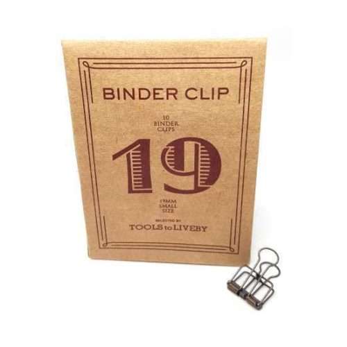 Binder clip 19 bronskleurig- Tools to Liveby