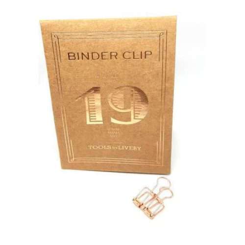 Binder clip 19 rosé- Tools to Liveby