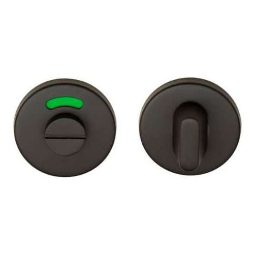 Basics toiletgarnituur ronde rozet PVD gunmetal