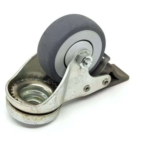 Zwenkwiel met rem, wiel diameter 50 mm