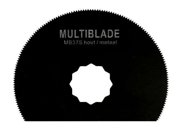 Multiblade zaagblad halve maan - supercut -voor hout - metaal tot 2mm - koper - aluminium - spijkers - pvc - kunststof