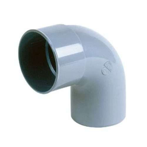 PVC lijmbocht 90° 32 mm, mof - spie