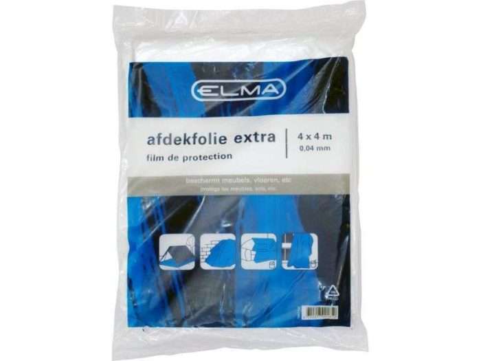 Afdekfolie 4X4 - 0,04 mm dikke folie