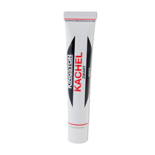 Zebraline kachelpoets zwart