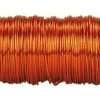 Rol ijzerdraad 0,5 mm, ca. 25 mtr - oranje