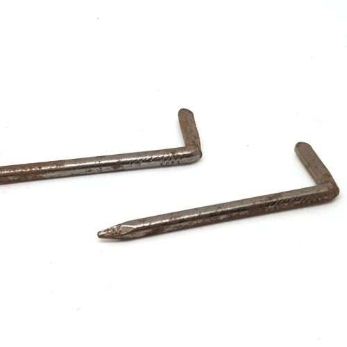 Haak, puntduim blank / roest