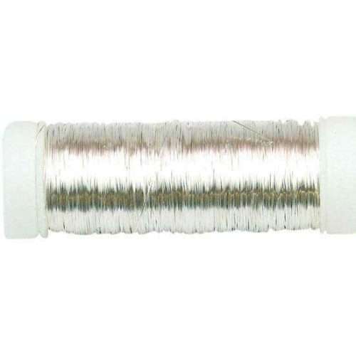 Rol ijzerdraad 0,5 mm, ca. 25 mtr - zilverkleurig