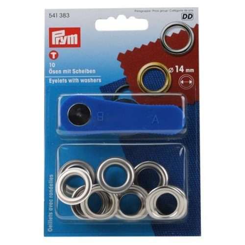 Prym zeilringen - nikkel 14 mm