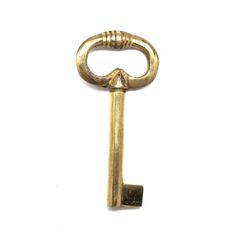 Messing kleurige kastsleutel